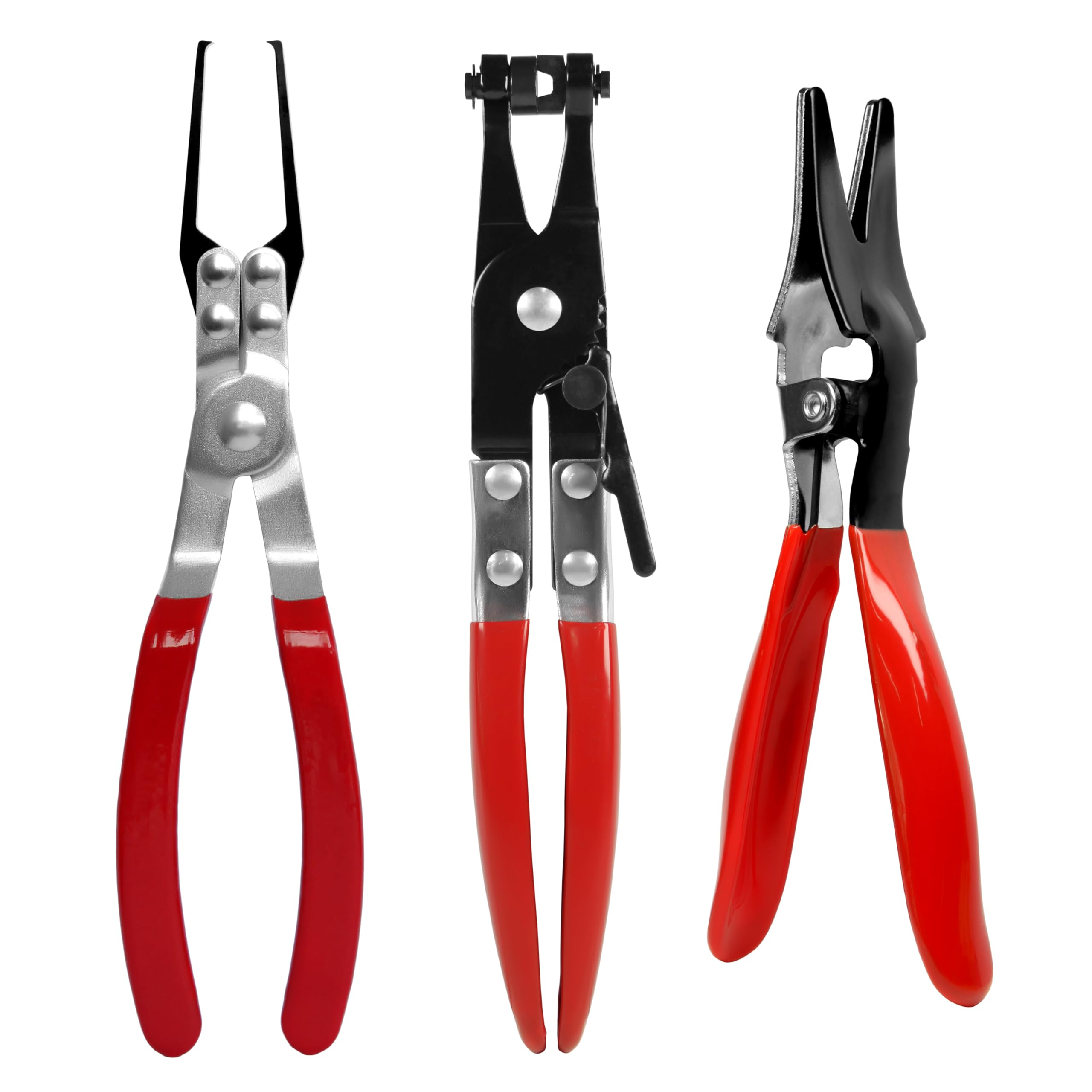 **Automotive Relay Puller Pliers - Fuse Extraction & Hose Clamp Removal Tool - Professional Car Repair Kit for Mechanics (Ideal for Engine Maintenance & Electrical Work)**