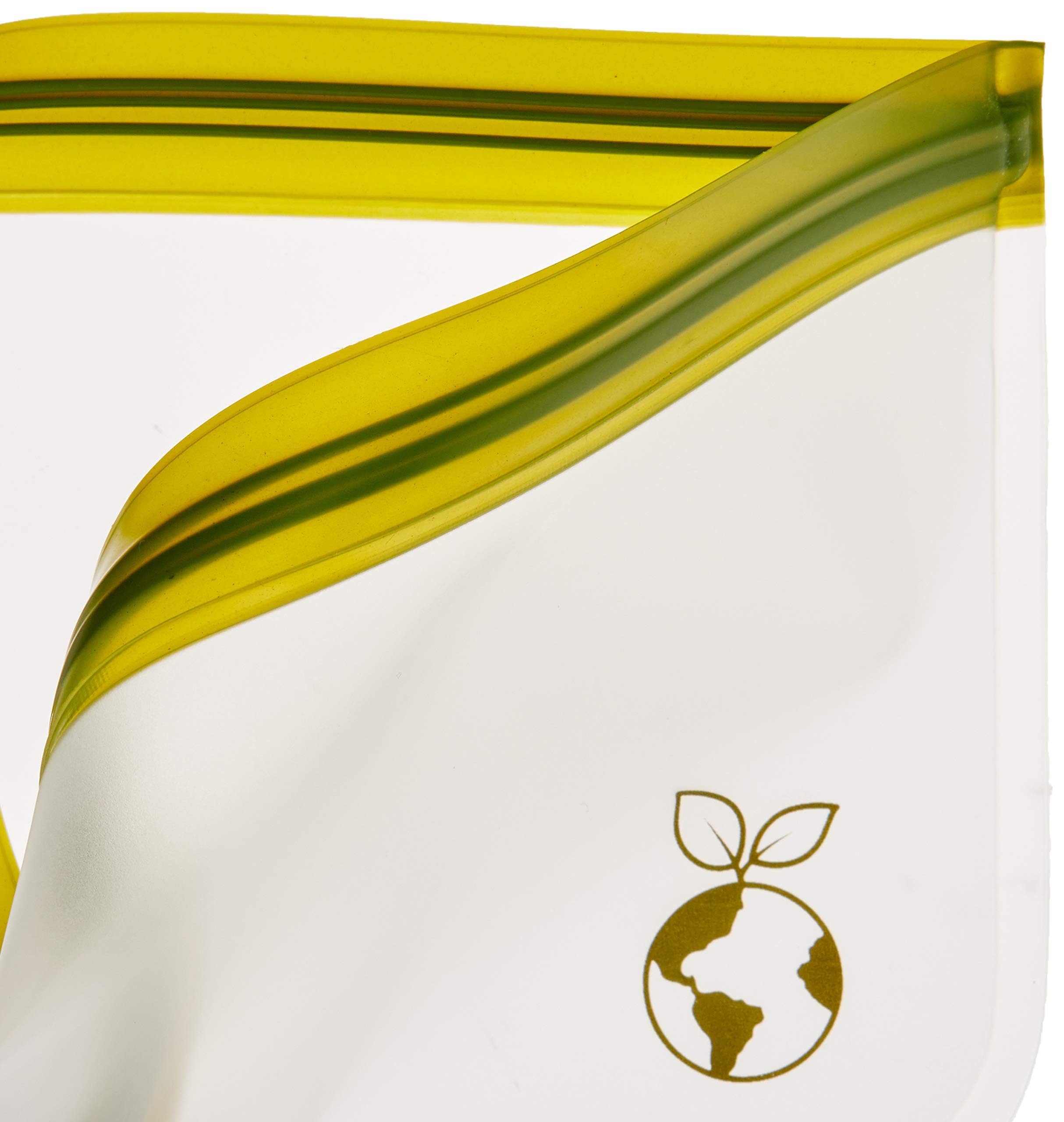 Eco-Friendly Reusable Food Storage Bags (3 Pack) - Leakproof, Thick & Resealable Freezer Bags for Kids Snacks, Lunch Sandwiches, Fruits | Perfect for School, Travel & Meal Prep | BPA-Free & Dishwasher Safe