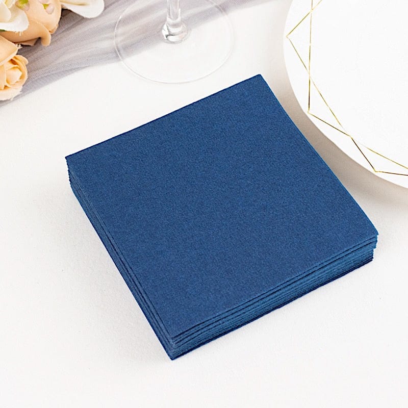 Premium 20-Pack 10x10 Inch White Airlaid Paper Cocktail Napkins - Soft, Absorbent & Disposable for Parties, Weddings & Events