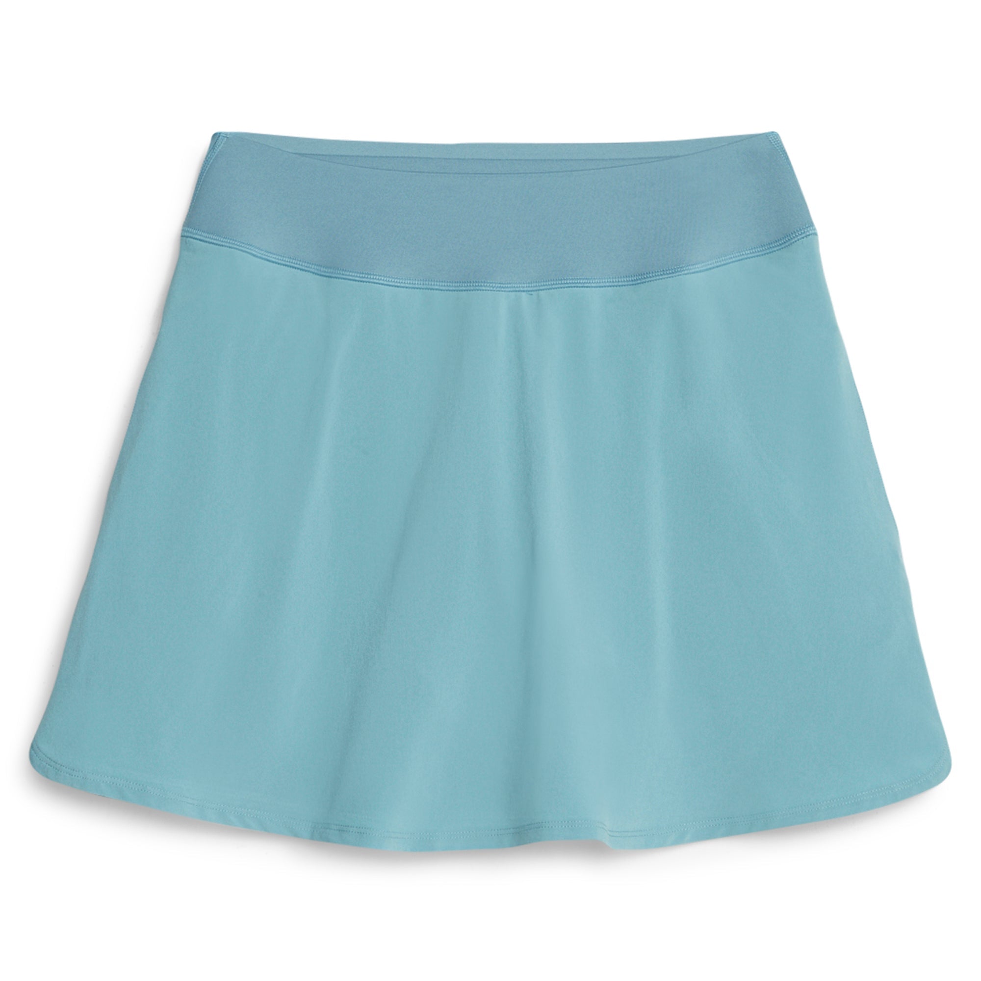 PWRSHAPE Women's Solid Golf Skirt - High Waist Athletic Tennis Skirt with Pockets for Golf, Tennis & Running - Comfortable Stretchy Workout Skirt for Women