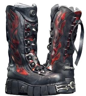 New Rock M.177 Red Leather Boots for Men - Punk Gothic Motorcycle Boots with Side Zipper | Perfect for Biker Riding, Concerts & Alternative Fashion