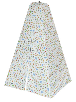 Jolly Jumper Super Stand Teepee Tent - White Safari Play Tent for Babies & Toddlers | Indoor Outdoor Playhouse, Reading Nook & Imaginative Play Space