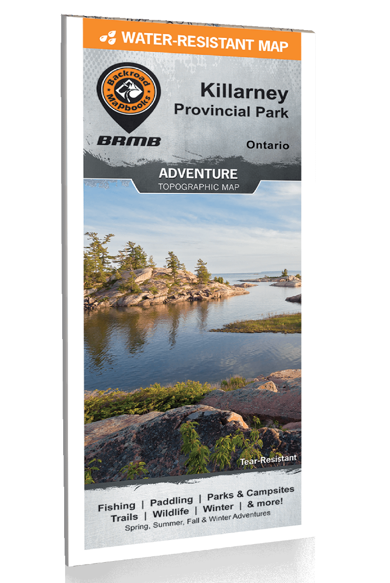 Backroad Mapbooks Killarney Waterproof Hiking & Camping Map - Perfect for Outdoor Adventures in Ontario's Wilderness