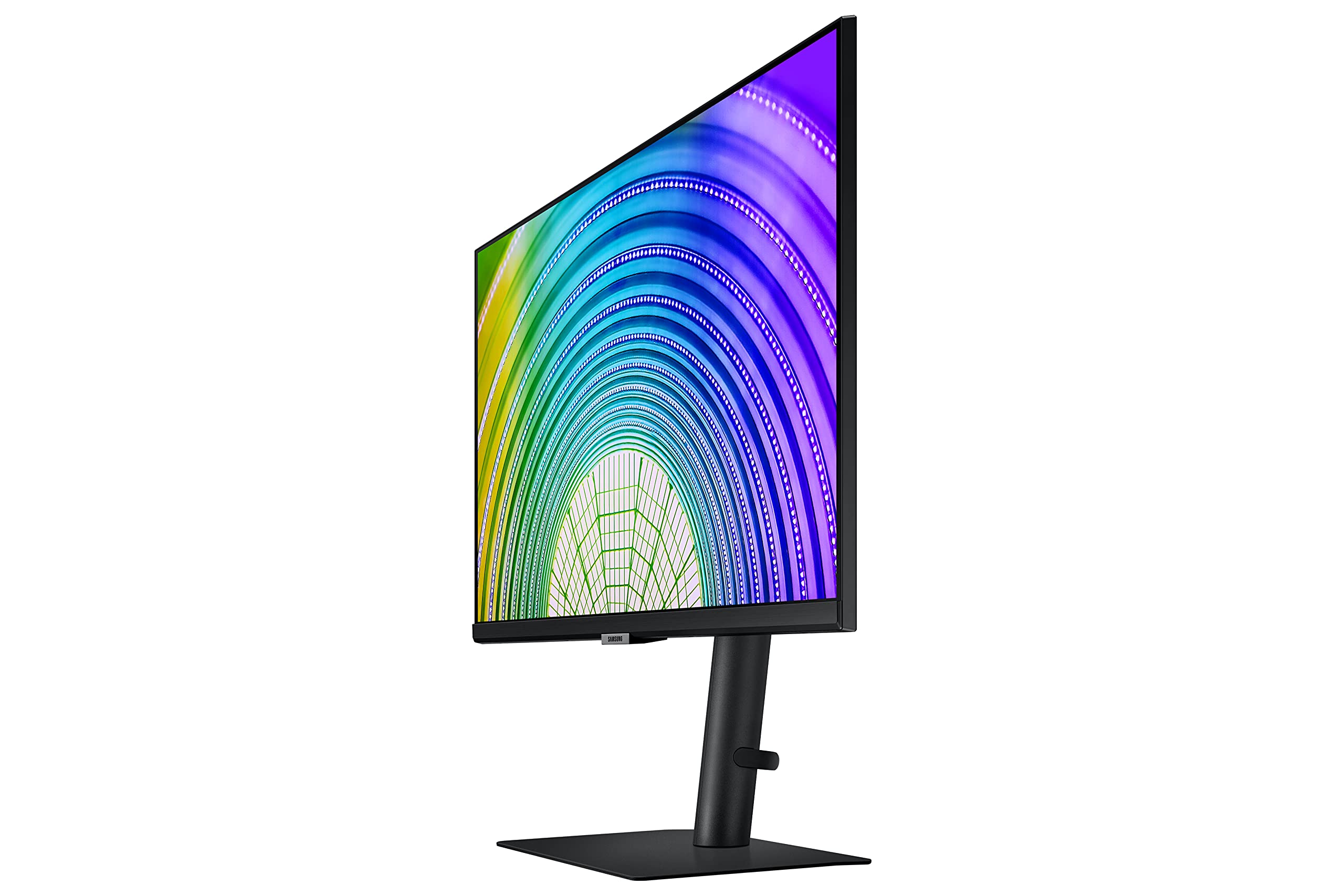 SAMSUNG 24 Inch QHD 1440p IPS Computer Monitor - 75Hz, HDR10, 1 Billion Colors, TUV Eye Care, HDMI, Vertical Stand (LS24A600NWNXGO) - Perfect for Home Office, Gaming & Graphic Design