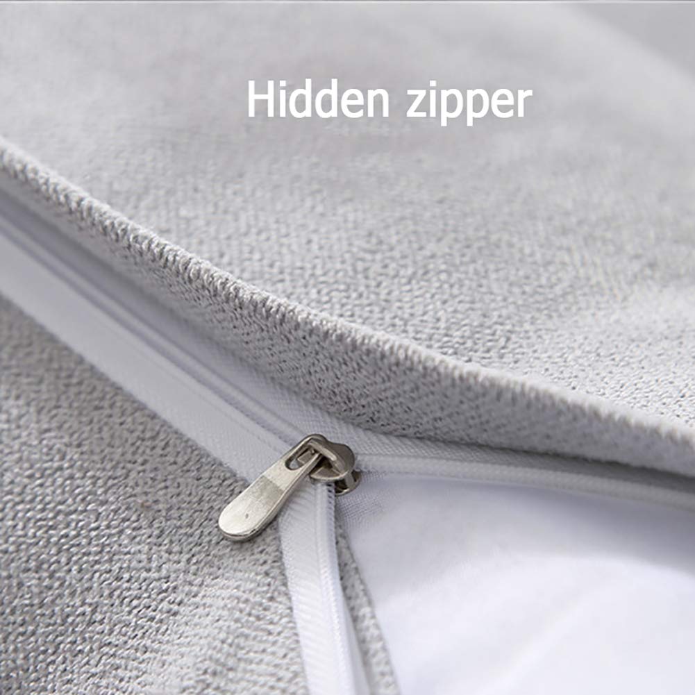 Ergonomic Bed Backrest Pillow - Triangular Wedge Cushion with Upholstered Headboard Support - Perfect for Sitting Up in Bed, Reading & Relaxing - Great for Chairs, Sofas and Beds - Ideal for Home, Office & Hospital Use