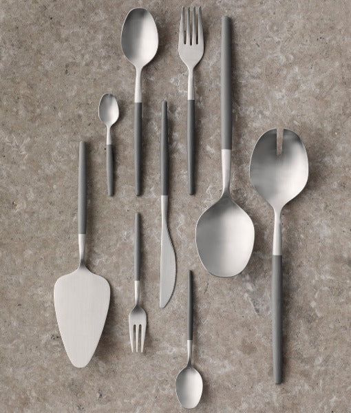 Premium MAXIME Salad Servers Set - Stainless Steel Serving Utensils for Fresh Greens, Pasta & Fruit - Perfect for Dinner Parties, BBQs & Healthy Meal Prep