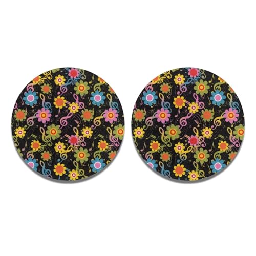 Music Note Hippie Floral
