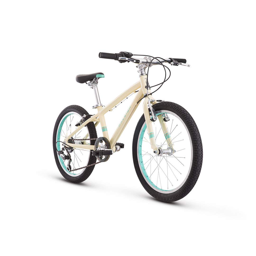Raleigh Lily Kids Mountain Bike - 16 Inch, 20 Inch, 24 Inch Sizes - Lightweight Aluminum Frame with Training Wheels - Perfect for Boys & Girls Outdoor Adventures, Park Rides & Trail Biking