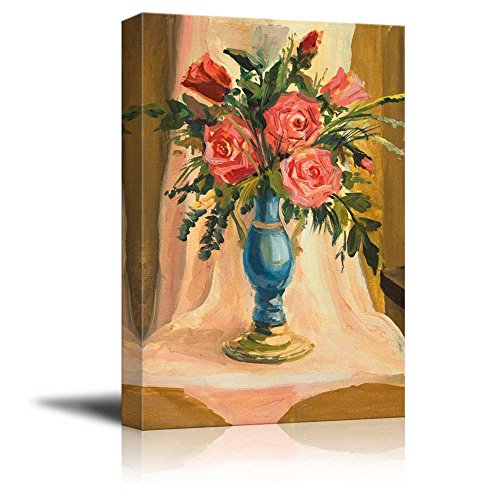 Ed Roses in a Vase