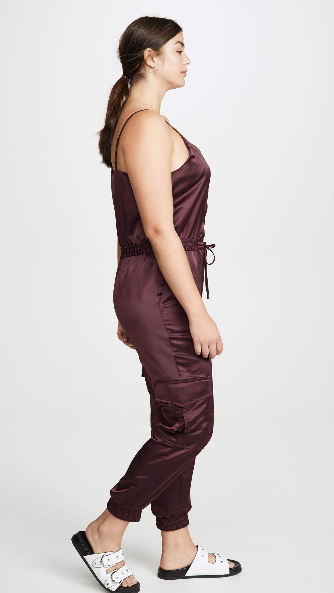 Parker Women's Khloe Sleeveless Tie Waist Utility Jumpsuit | Casual Summer Outfit | Perfect for Beach, Brunch & Outdoor Activities