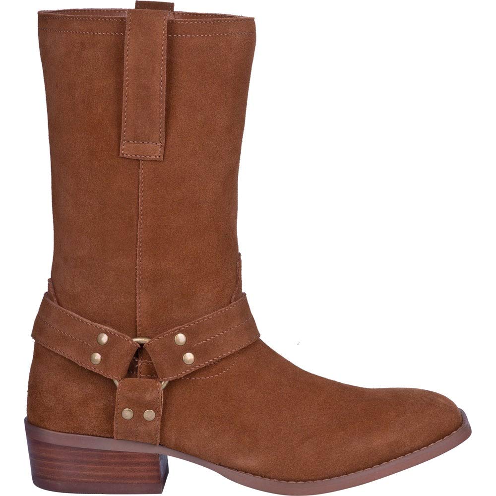 Dingo Men's Buster Pull-On Boots - Brown for Work & Outdoor