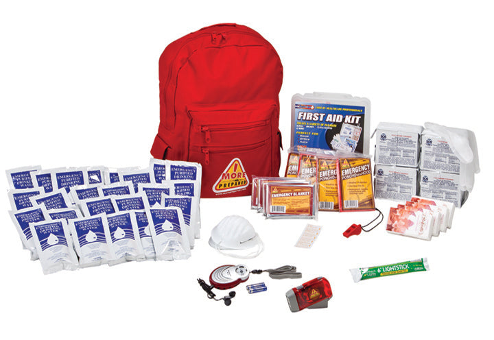 Madison 4-Person Emergency Survival Backpack Kit - 72-Hour Disaster Preparedness Supplies for Camping, Hiking & Outdoor Adventures