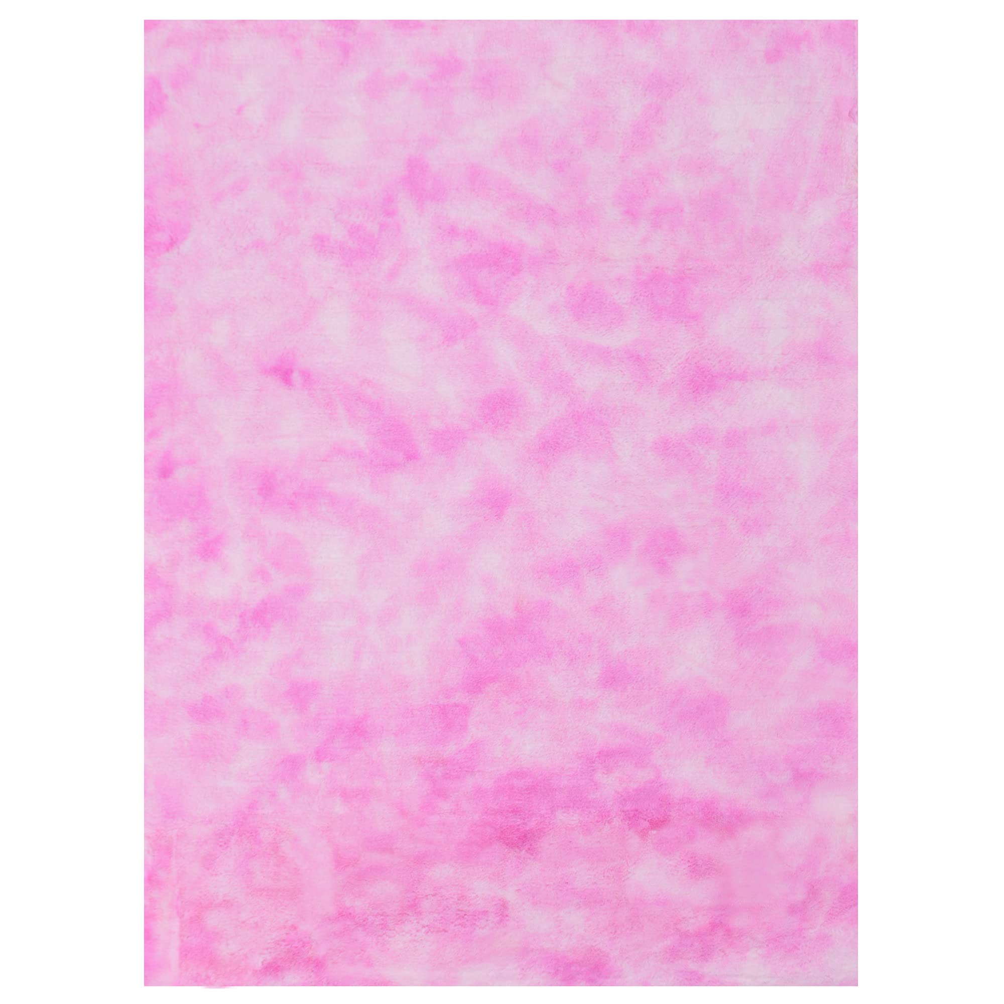 Faux Fur Shaggy Area Rug - Soft Plush Non-Slip Carpet for Living Room, Nursery & Kids Room | Modern Home Decor Floor Mat in Hot Pink | Perfect for Cozy Bedrooms, Playrooms & Dorm Decor