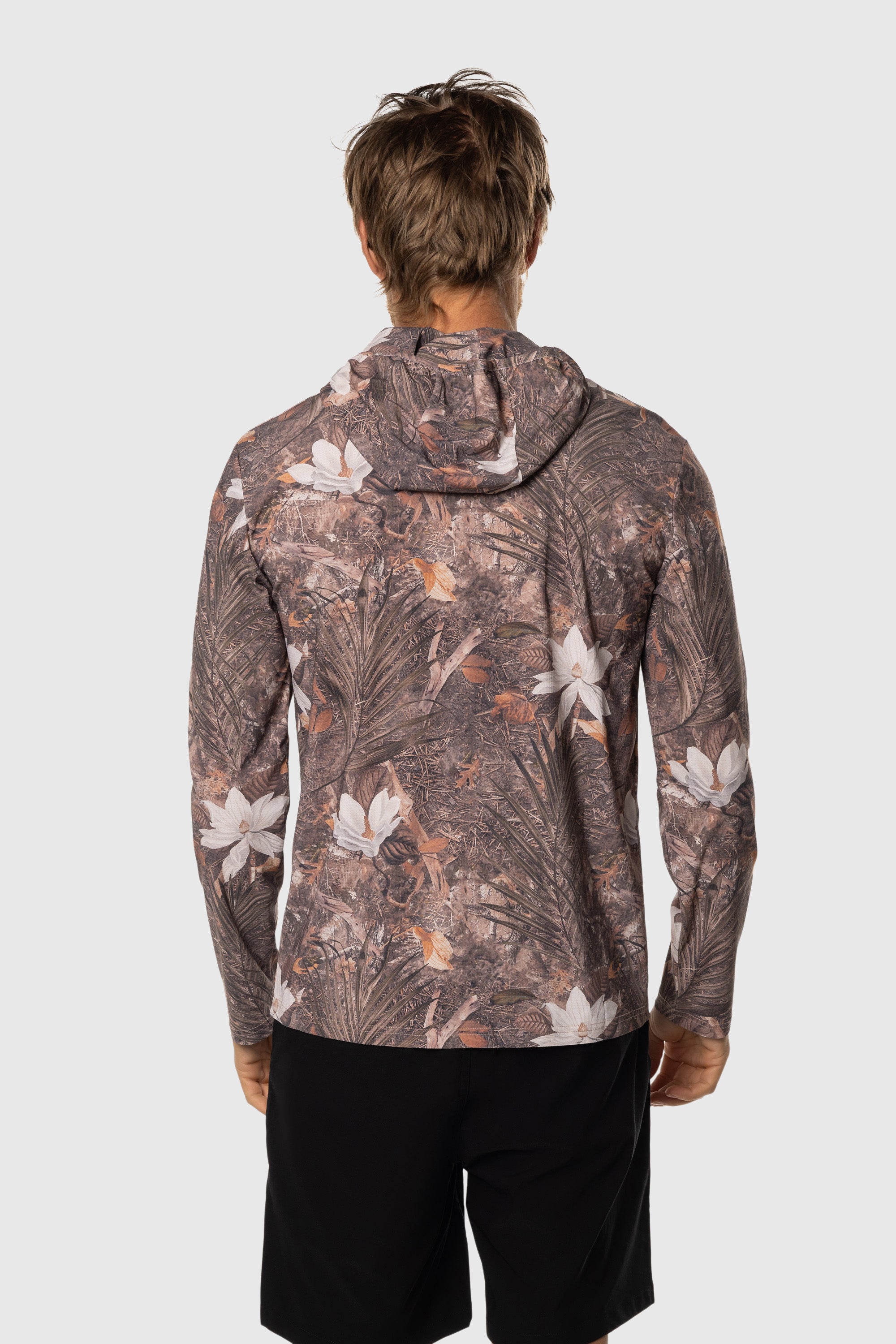 UV Protection Marble Print Fishing Shirt - Quick Dry, Breathable & UPF 50+ for Outdoor Activities, Fishing & Hiking