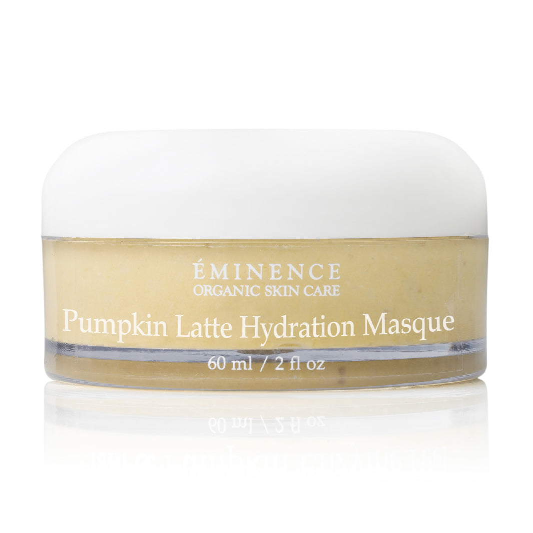 Eminence Organics Pumpkin Latte Hydrating Face Mask - Moisturizing & Brightening Facial Treatment for Dry Skin - Perfect for Fall Skincare Routine & Spa Day Self-Care