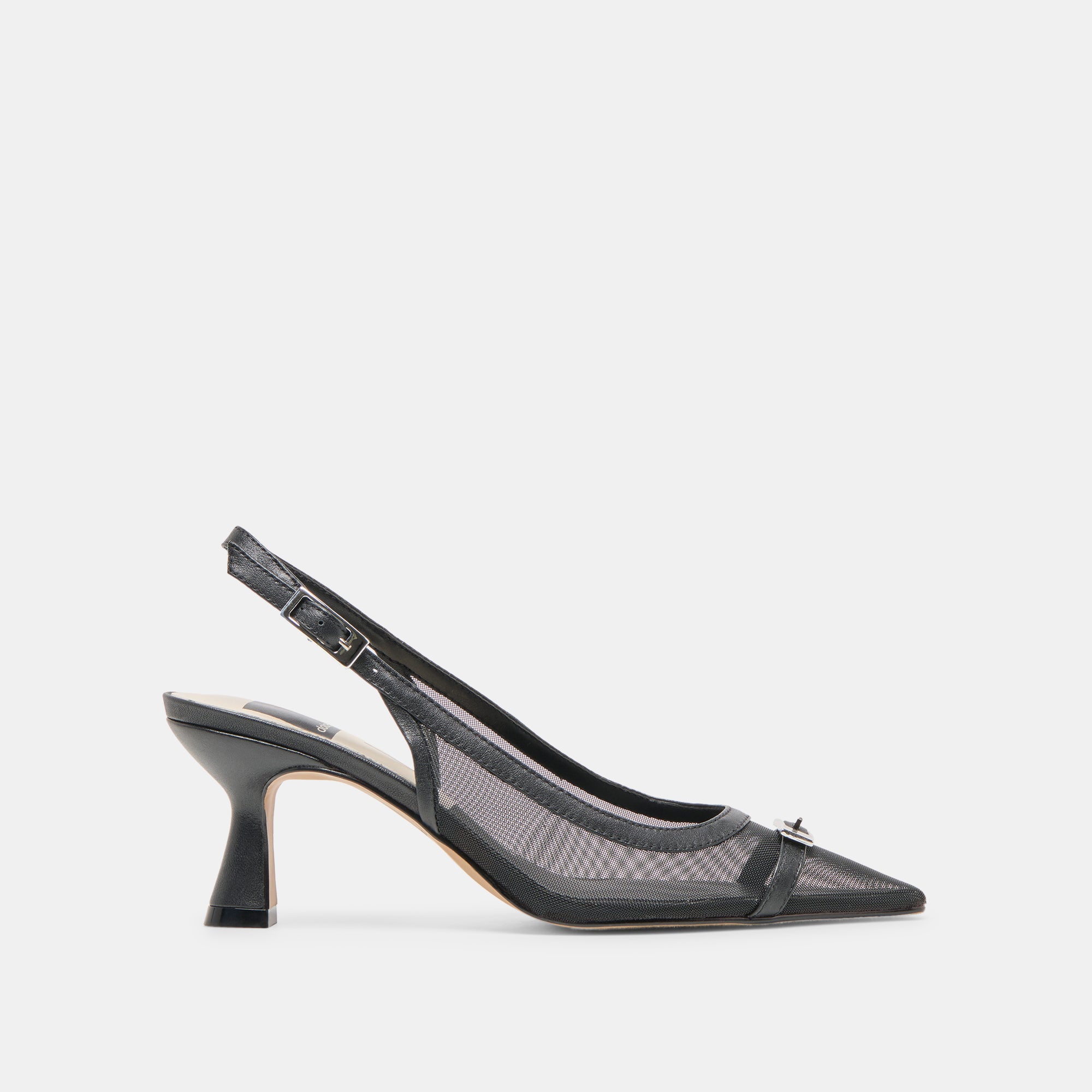 LORINE Women's Onyx Mesh High Heels - Stylish Pointed Toe Pumps for Parties, Weddings & Evening Events