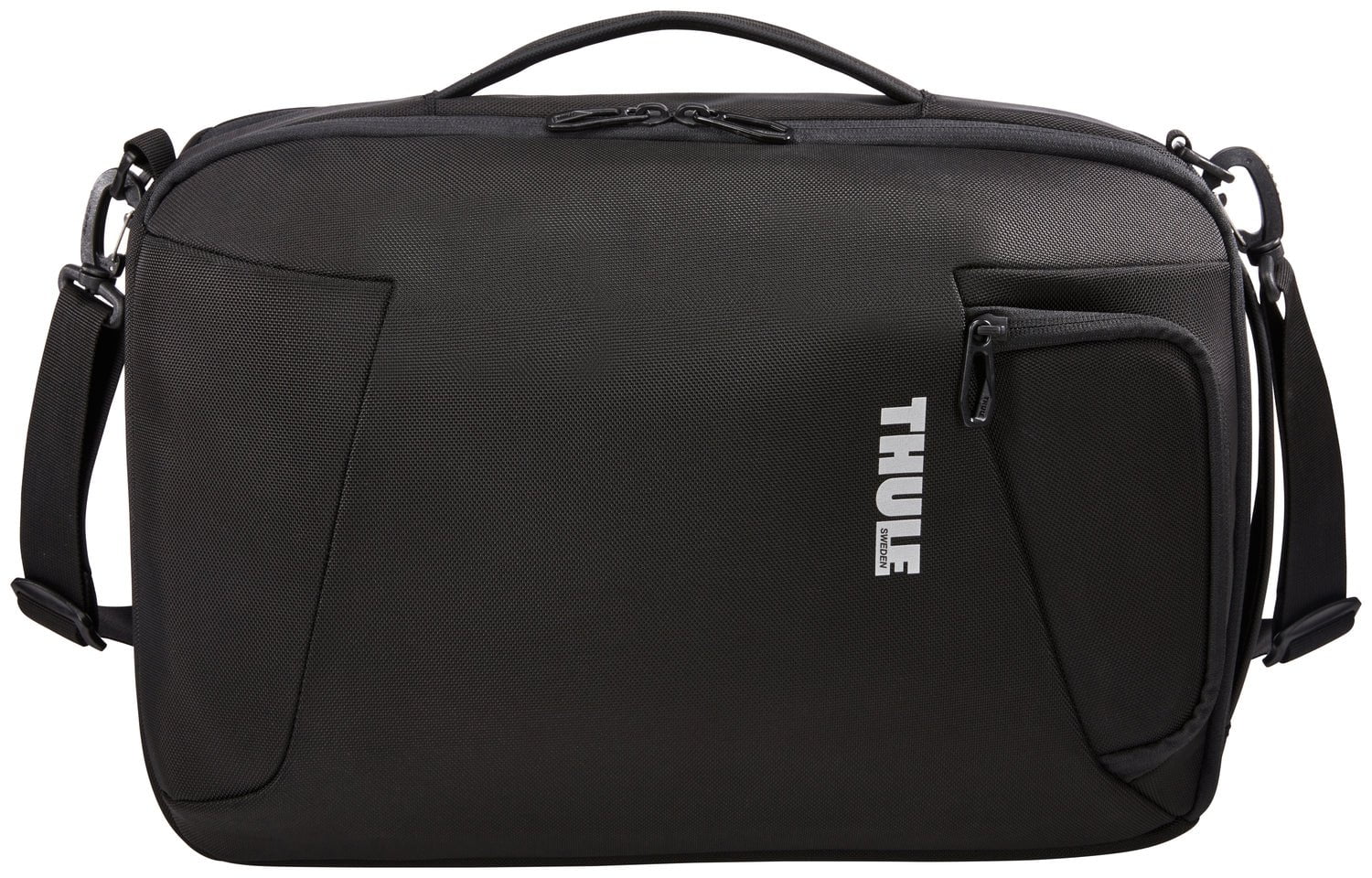 Thule Accent Convertible Backpack 17L - Durable Travel & Commute Backpack for Men & Women - Water-Resistant Laptop Bag with USB Port - Perfect for Work, School & Outdoor Adventures (Black)