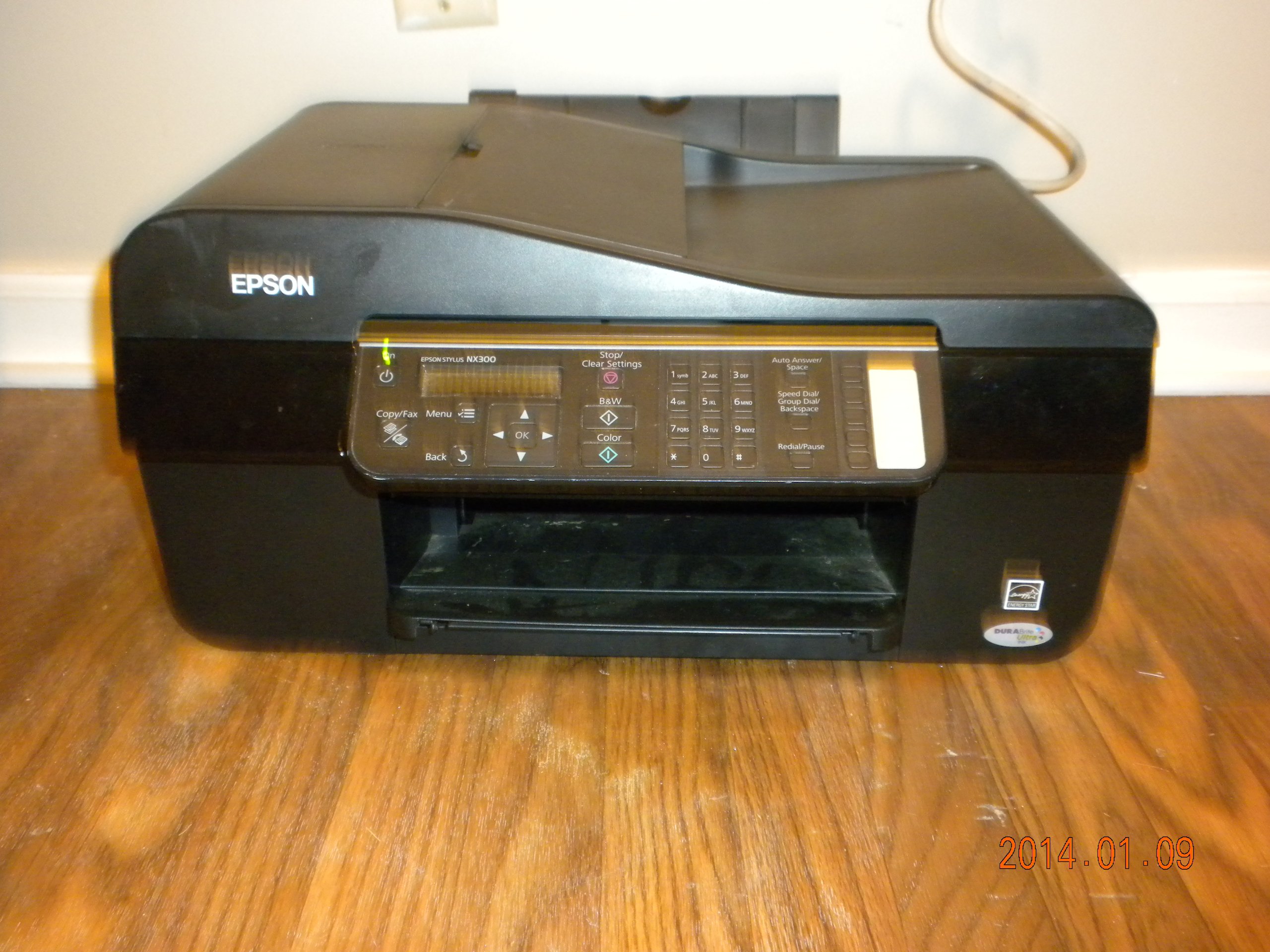 Epson NX300 All-in-One Wireless Printer - Print, Copy, Scan & Fax (Black) | Home Office & Small Business Use