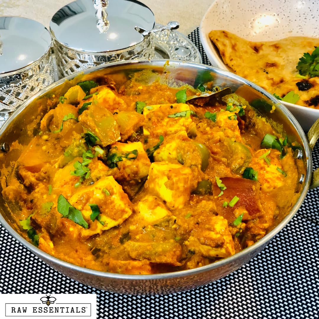 Organic Raw Essentials Curry Powder - Earthy & Spicy Indian & Asian Seasoning - Perfect for Stews, Rice, Meat & Vegetables - Non-GMO, Gluten-Free, Paleo & Vegan Friendly - 8oz Glass Bottle - Great for Home Cooking, Meal Prep & Gourmet Dishes