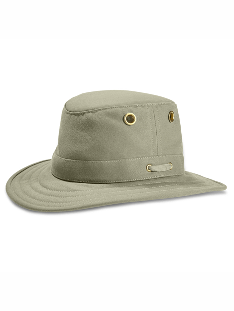 Tilley T5 Cotton Duck Hat - Waterproof & Breathable Sun Hat for Men & Women - Outdoor Adventure, Hiking, Fishing, and Travel