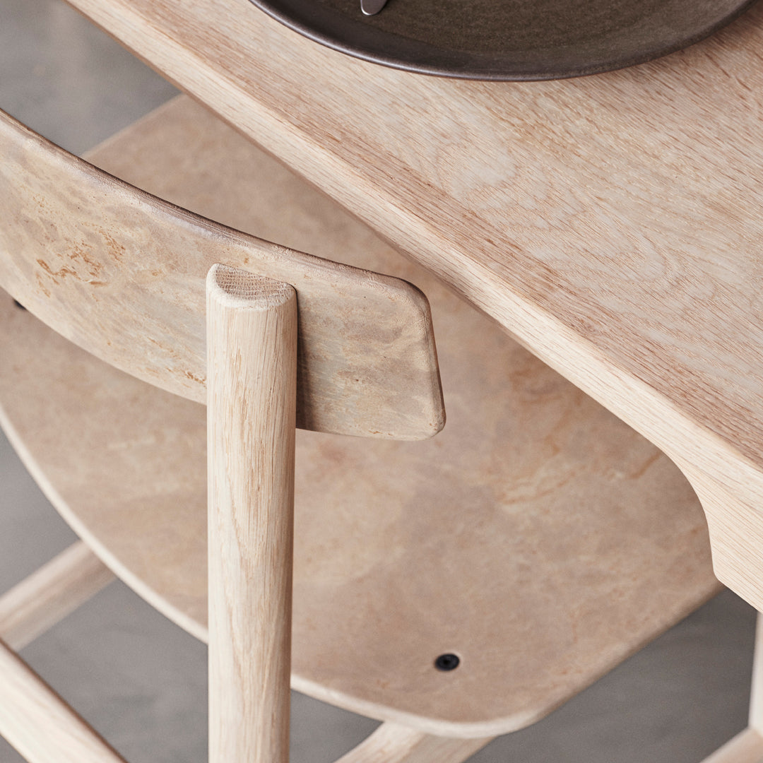 Eco-Friendly Conscious Dining Chair - Sustainable Wooden Chair for Kitchen & Dining Room - Perfect for Modern, Minimalist & Farmhouse Home Decor