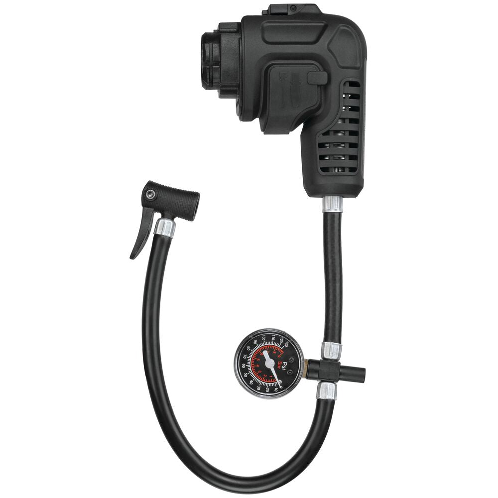 MATRIX™ Inflator Multi Tool Attachment with Storage Case - Portable Air Pump Accessory for Tires, Balls & Inflatables - Perfect for Camping, Road Trips & Emergency Car Repair