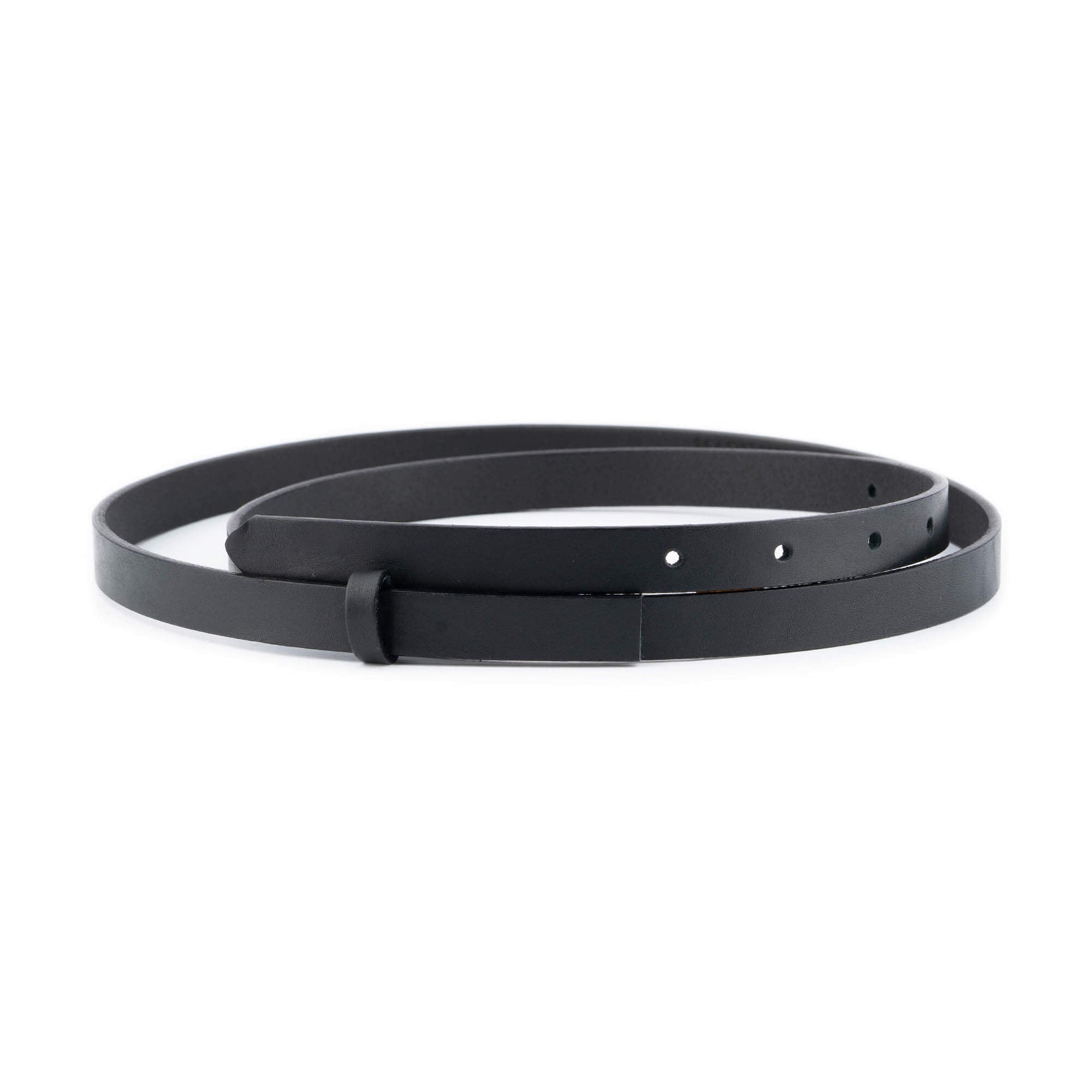 1.5cm Black Full Grain Leather Replacement Strap for Loewe Buckles - Women's Fashion Accessory for Handbags, Purses & Everyday Wear