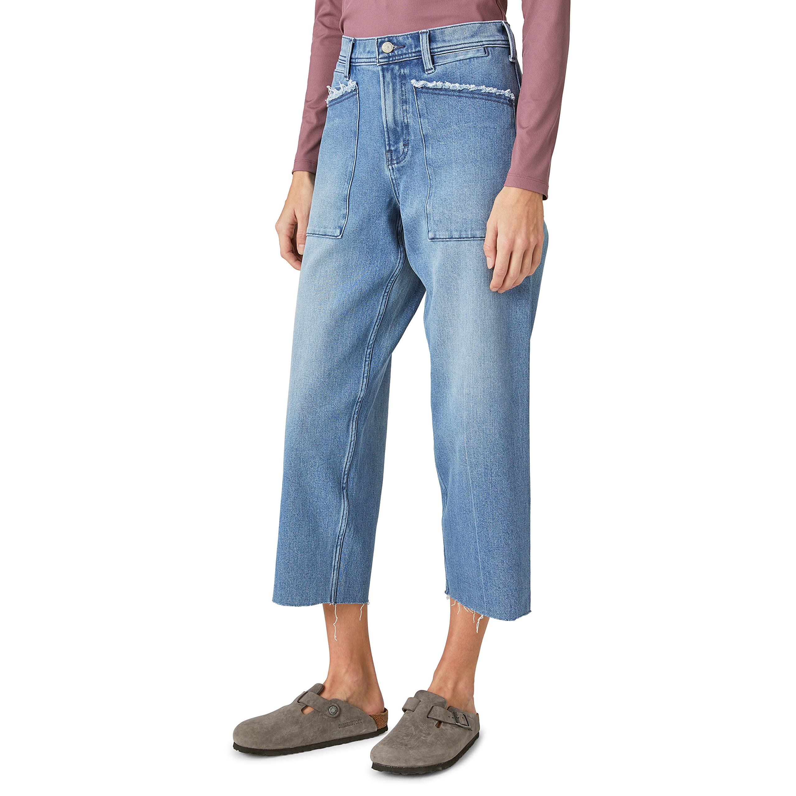 Lucky Brand Women's Lucky Legend High Rise Wide Leg Jeans - Comfortable & Stylish Denim Pants for Casual Wear, Office & Night Out