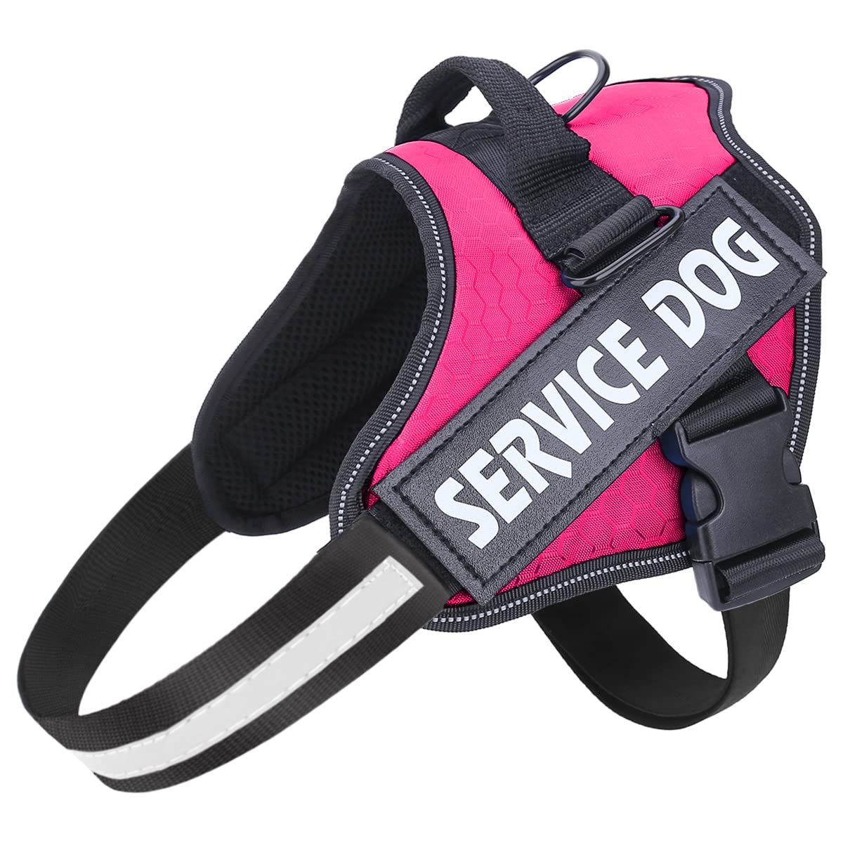 Service Dog Harness No Pull Easy On Off Pet Vest with 3M Reflective & Adjustable Nylon Handle - Breathable Comfort for Small Medium Large Dogs - Perfect for Training, Walking & Outdoor Adventures
