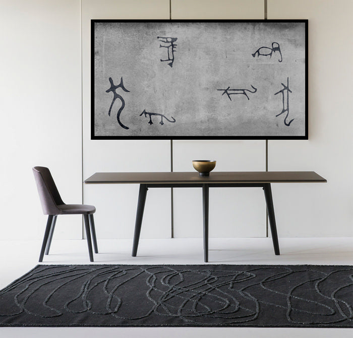 Driade Francois Modern Dining Table - Elegant Wooden Kitchen Table for Small Spaces, Dinner Parties & Family Gatherings