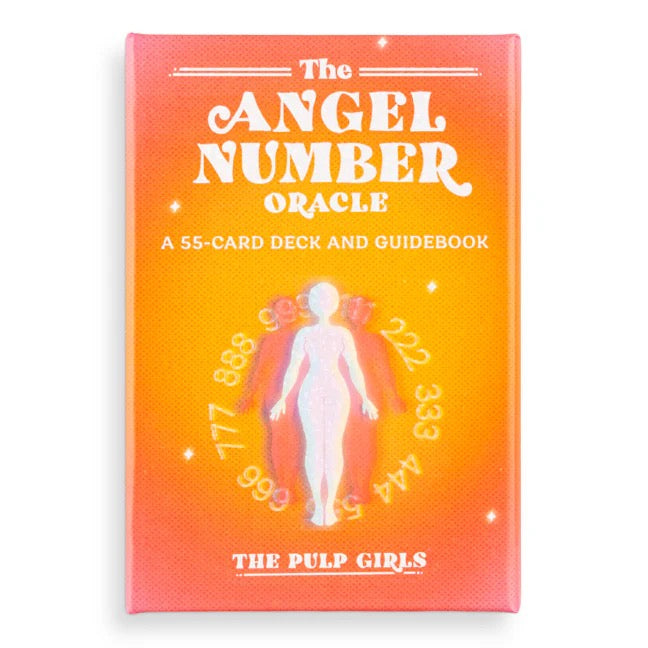 Angel Number Oracle Cards by The Pulp Girls - Divine Guidance Deck for Spiritual Awakening, Numerology Readings & Daily Inspiration