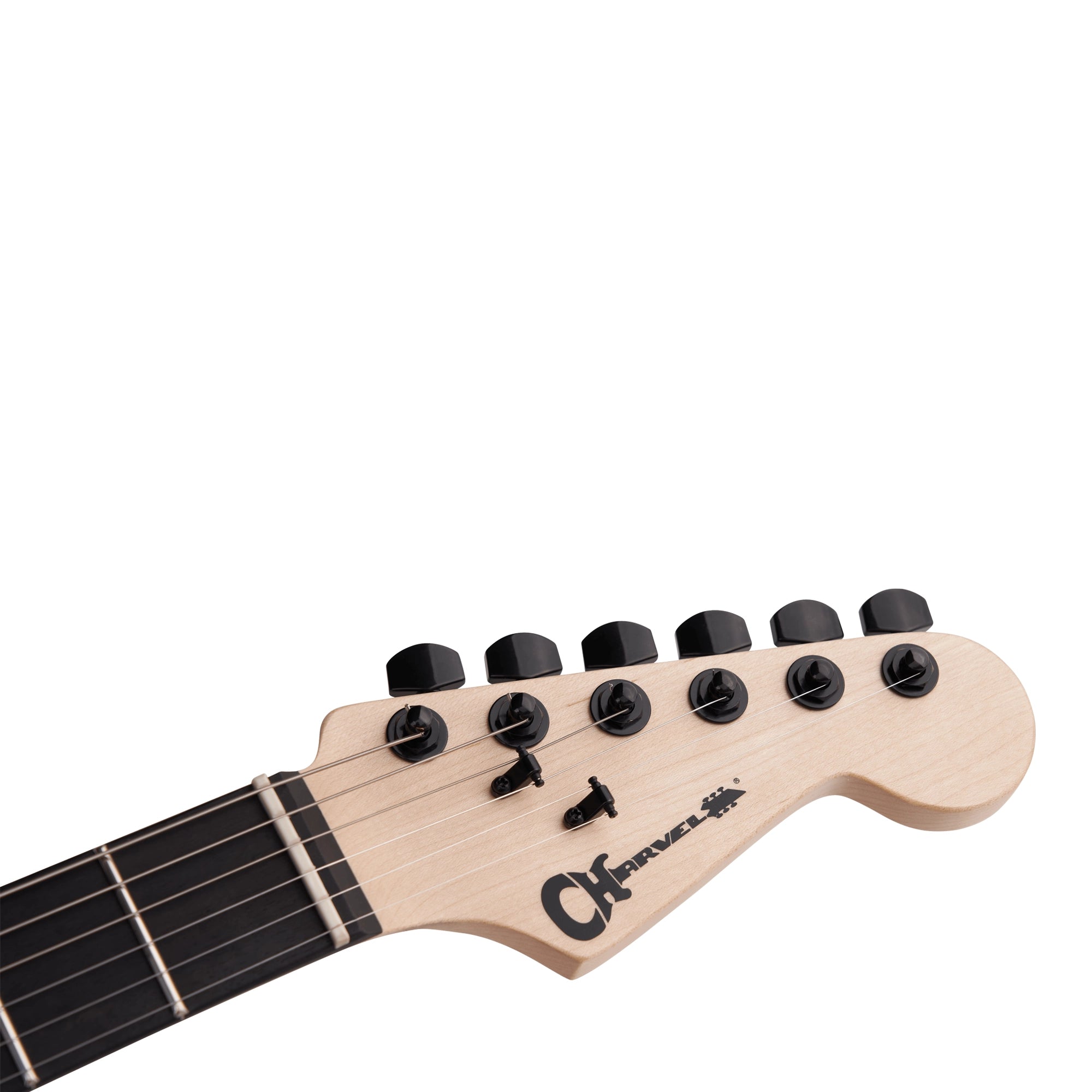 Charvel Pro Mod DK24 HH HT Electric Guitar - Satin Black Finish | Professional Electric Guitar for Rock, Metal & Stage Performance