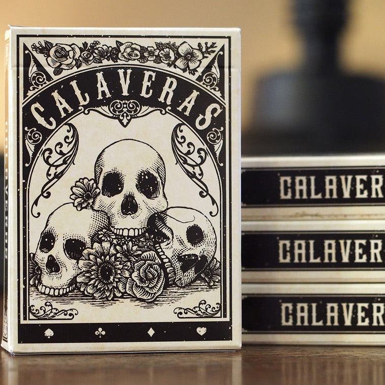 Premium Calaveras Playing Cards - Unique Skull-Themed Deck for Poker, Magic Tricks & Collectors | Perfect for Game Nights, Gifts & Halloween Parties
