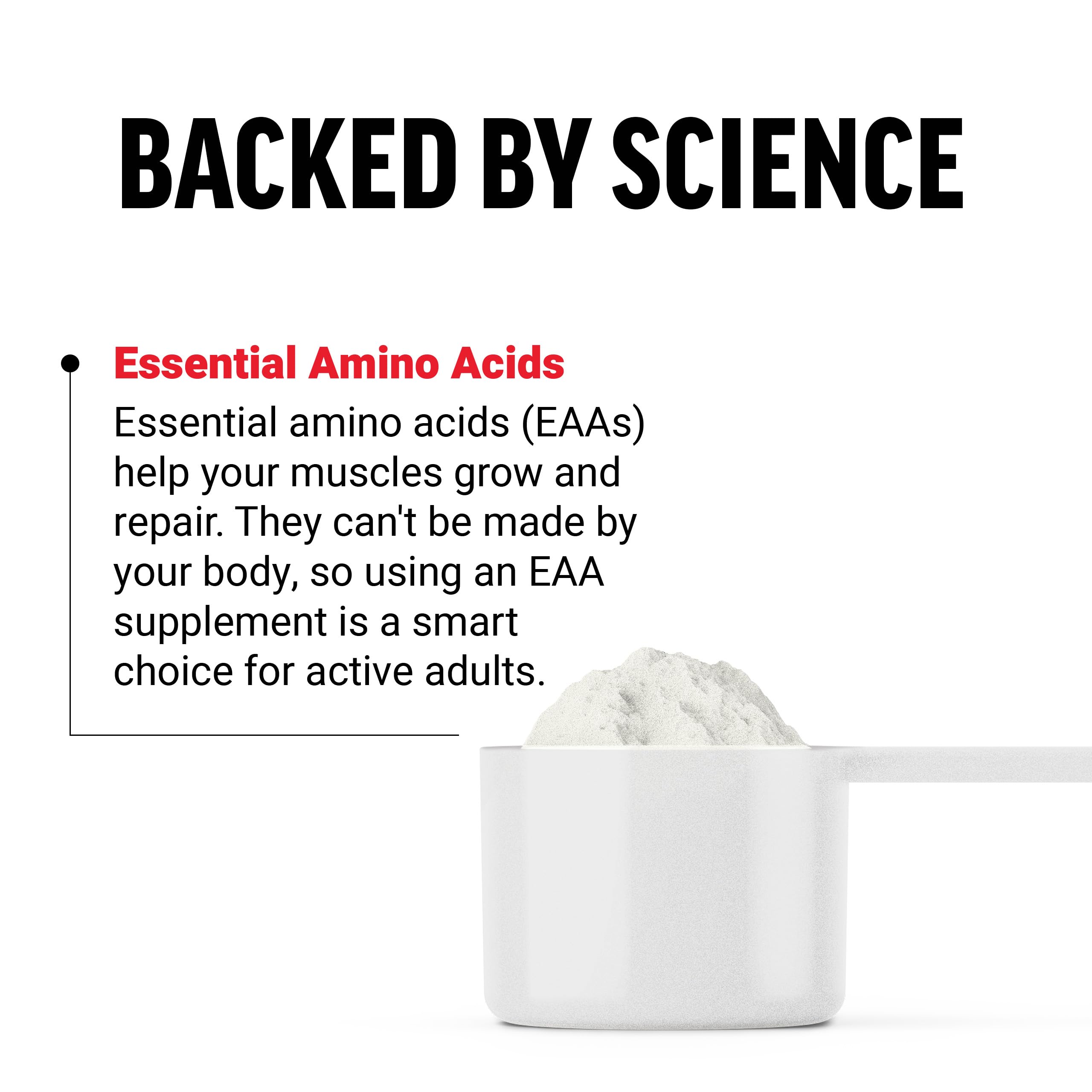 Force Factor Essential Amino Acids Powder - Full Spectrum EAA Supplement for Men & Women - Supports Muscle Growth & Workout Recovery - Orange Mango Flavor - 30 Servings - Perfect for Post-Workout & Fitness Enthusiasts