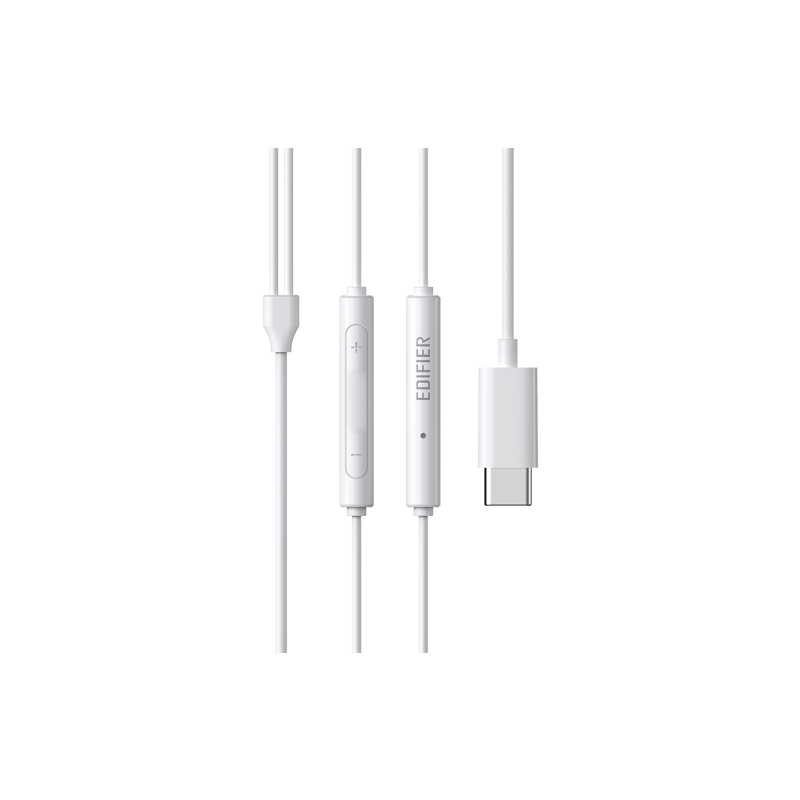 Edifier P180 Plus USB-C White Hi-Res Wireless Earbuds with Built-in Mic - Perfect for Workouts, Commuting & Online Meetings