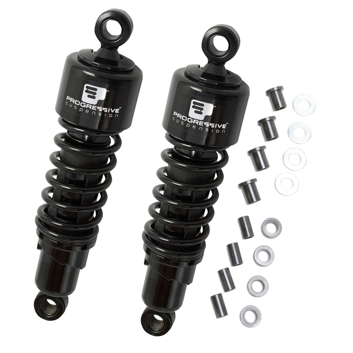 Progressive Suspension 412 Series Heavy Duty Shocks for Harley Davidson XL1200 1988-1993 & Sportster - 412-4022B - Improve Ride Comfort & Handling for Cruising & Long Distance Tours