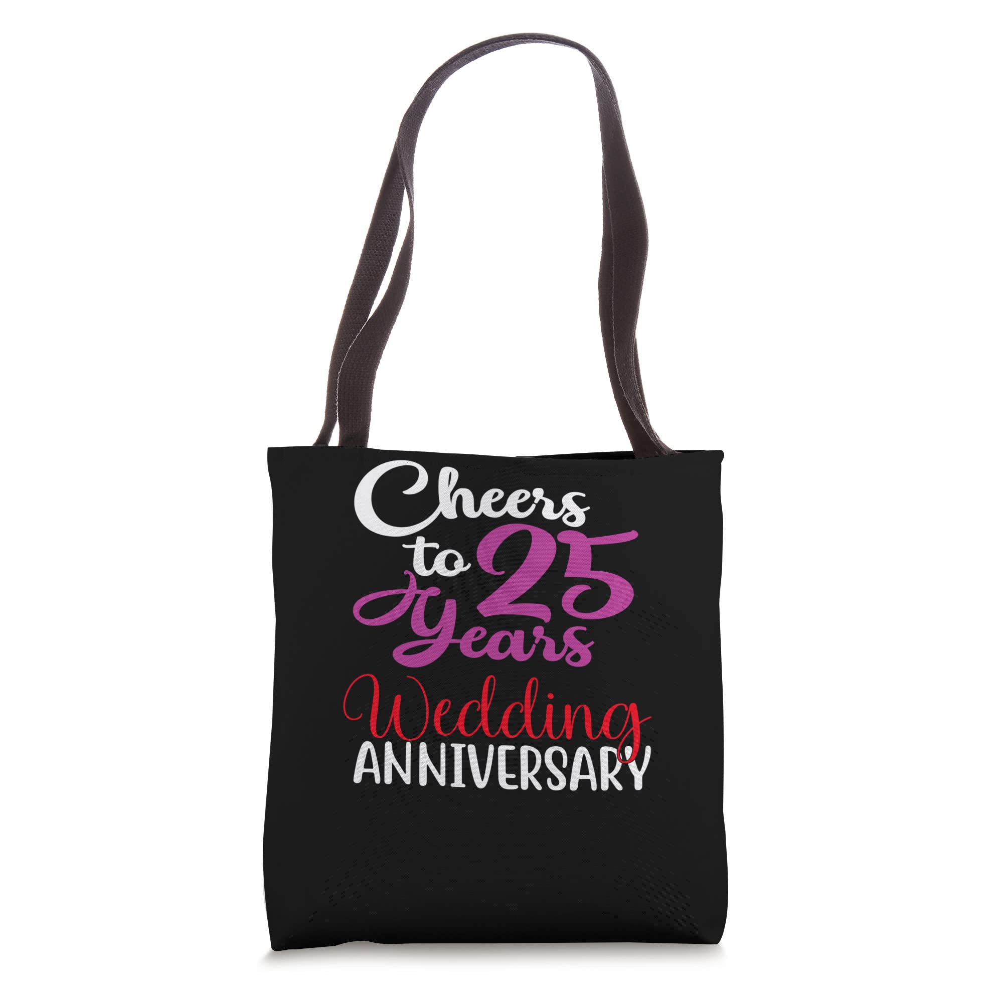 25th Wedding Anniversary Gifts for Couples - Personalized Matching Tote Bags for Him & Her - Perfect for Travel, Beach, Shopping & Date Nights