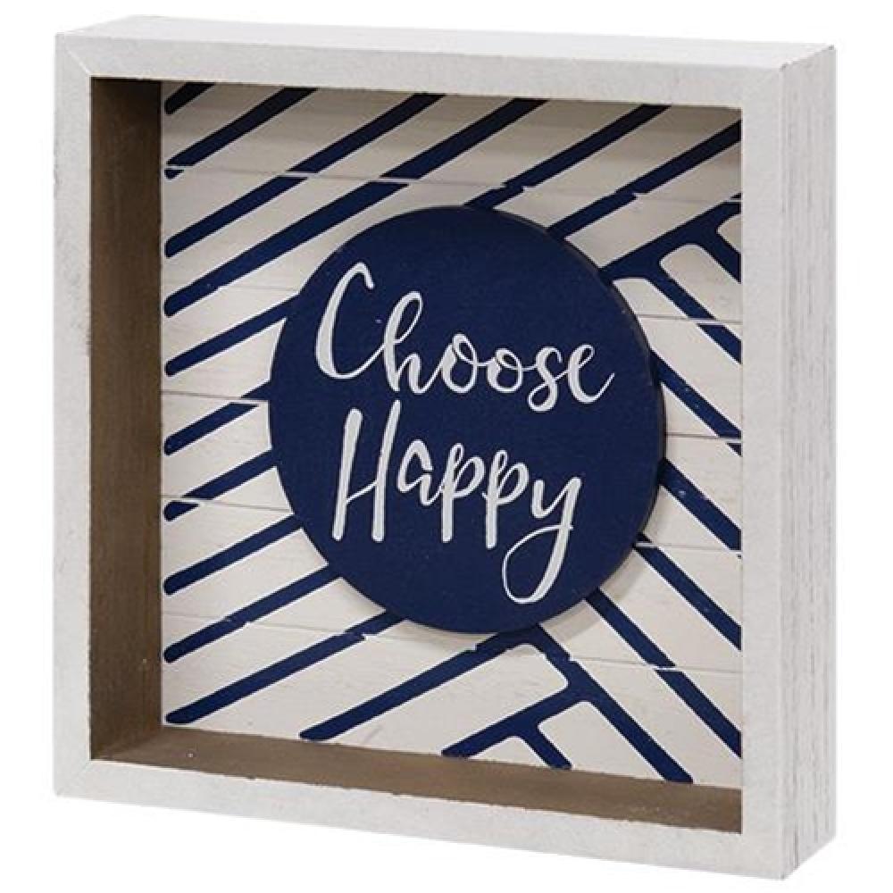 Happy Box Sign - Customizable Wooden Welcome Sign for Home Decor, Gifts & Parties | Perfect for Housewarming, Weddings & Special Events