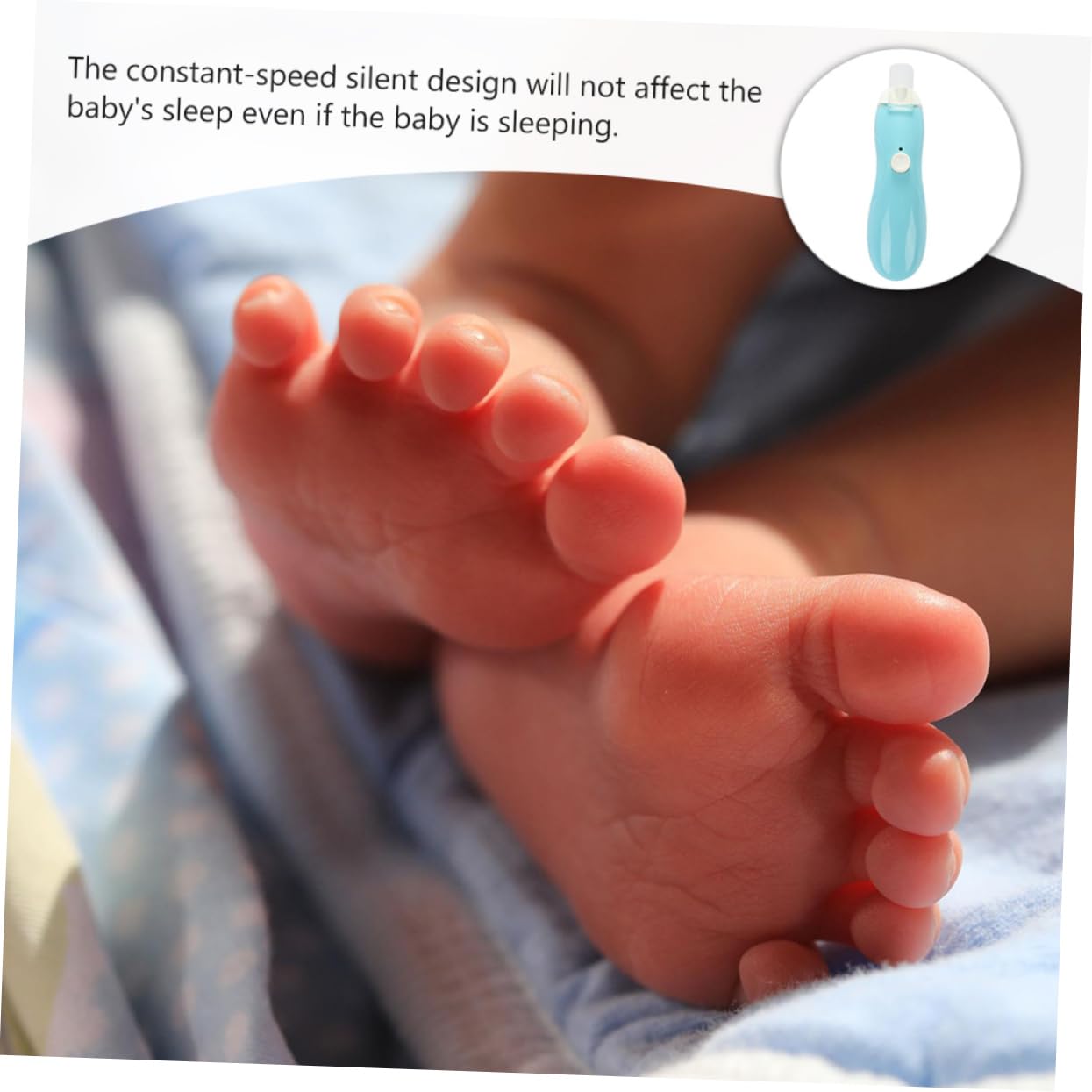 CATIEBYE Electric Nail Grinder & Trimmer Kit - Safe Baby Nail Clippers for Newborns & Kids - Gentle Nail Care with ABS Material - Perfect for Home Use & Travel