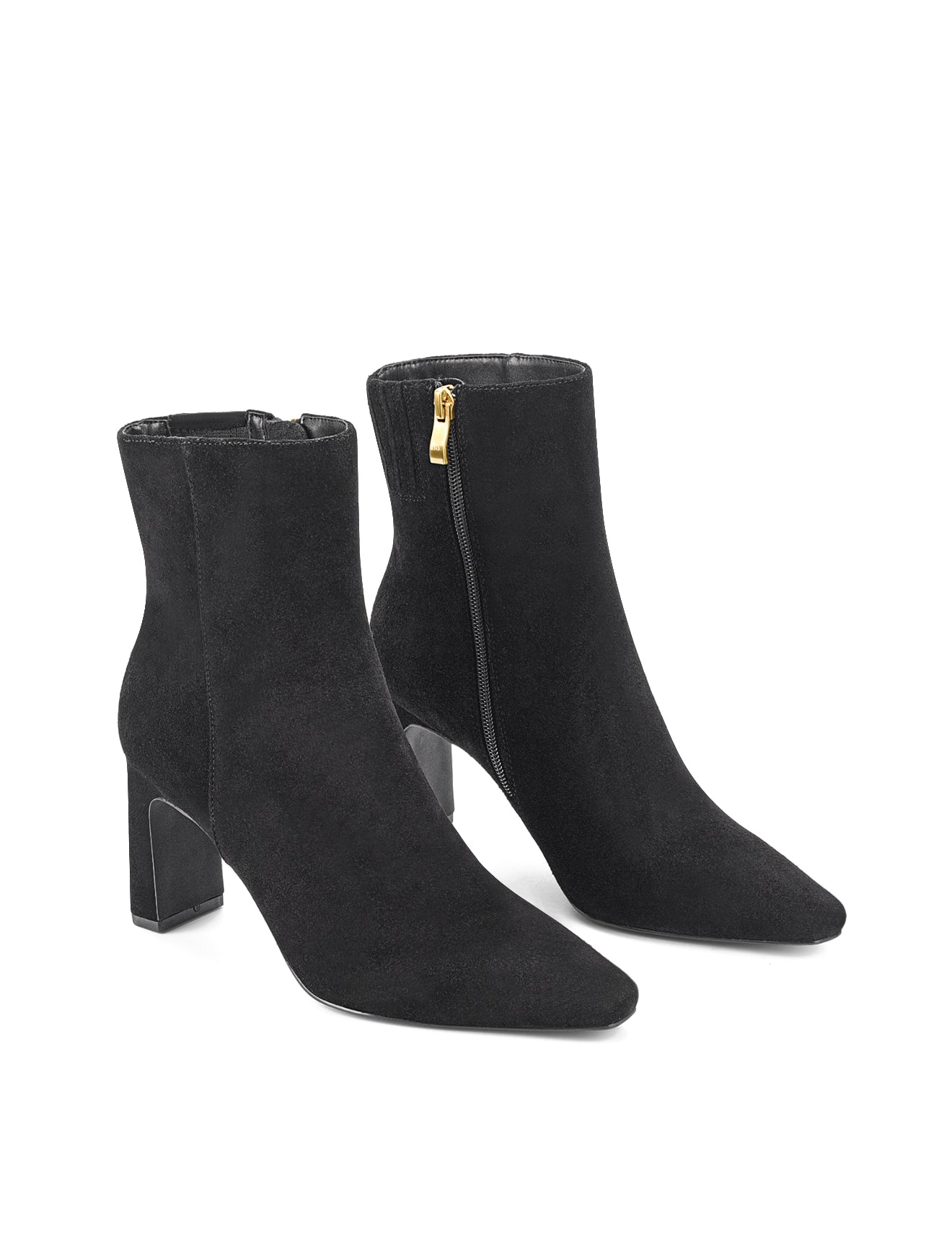 Cassidy Black Suede Ankle Boots for Women - Comfortable & Stylish Fall/Winter Shoes for Casual Outfits, Work & Date Nights