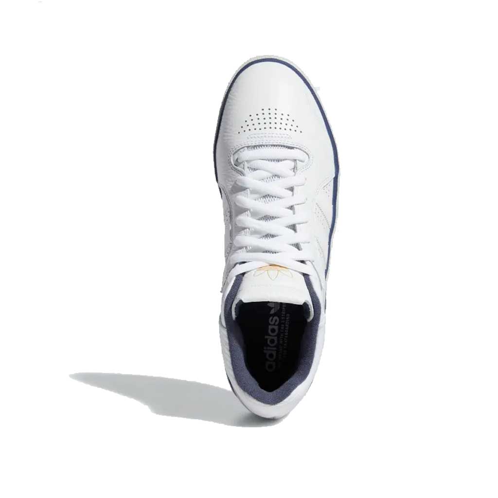 Adidas Tyshawn Men's Sneakers - Cloud White/Cloud White/Shadow Navy Colorway | Lightweight Comfortable Running Shoes for Men | Perfect for Gym, Jogging & Casual Wear