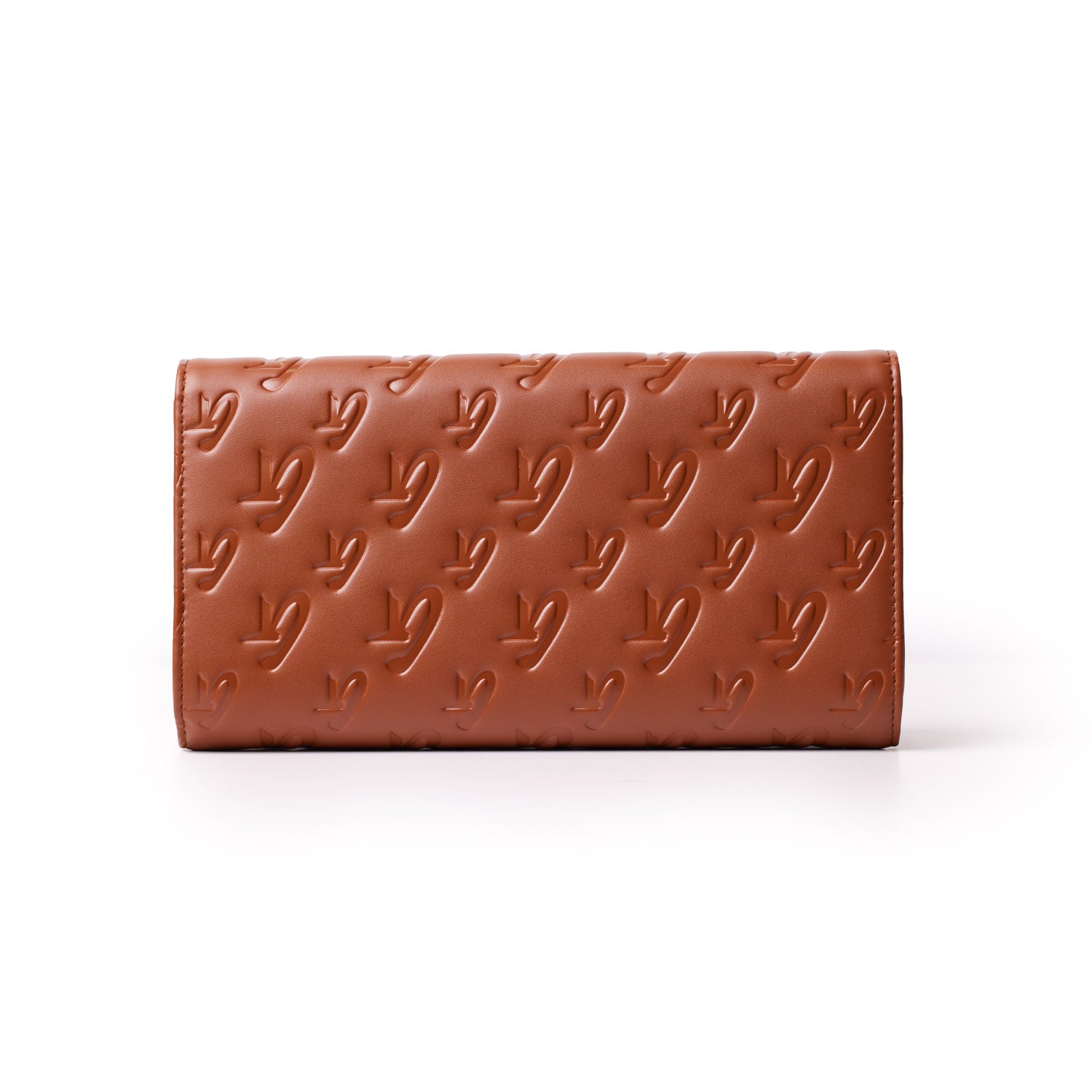 MONOGRAM TRAVEL WALLET for Women & Men - Premium Brown Leather RFID Blocking Passport Holder - Perfect for International Travel, Vacations & Business Trips