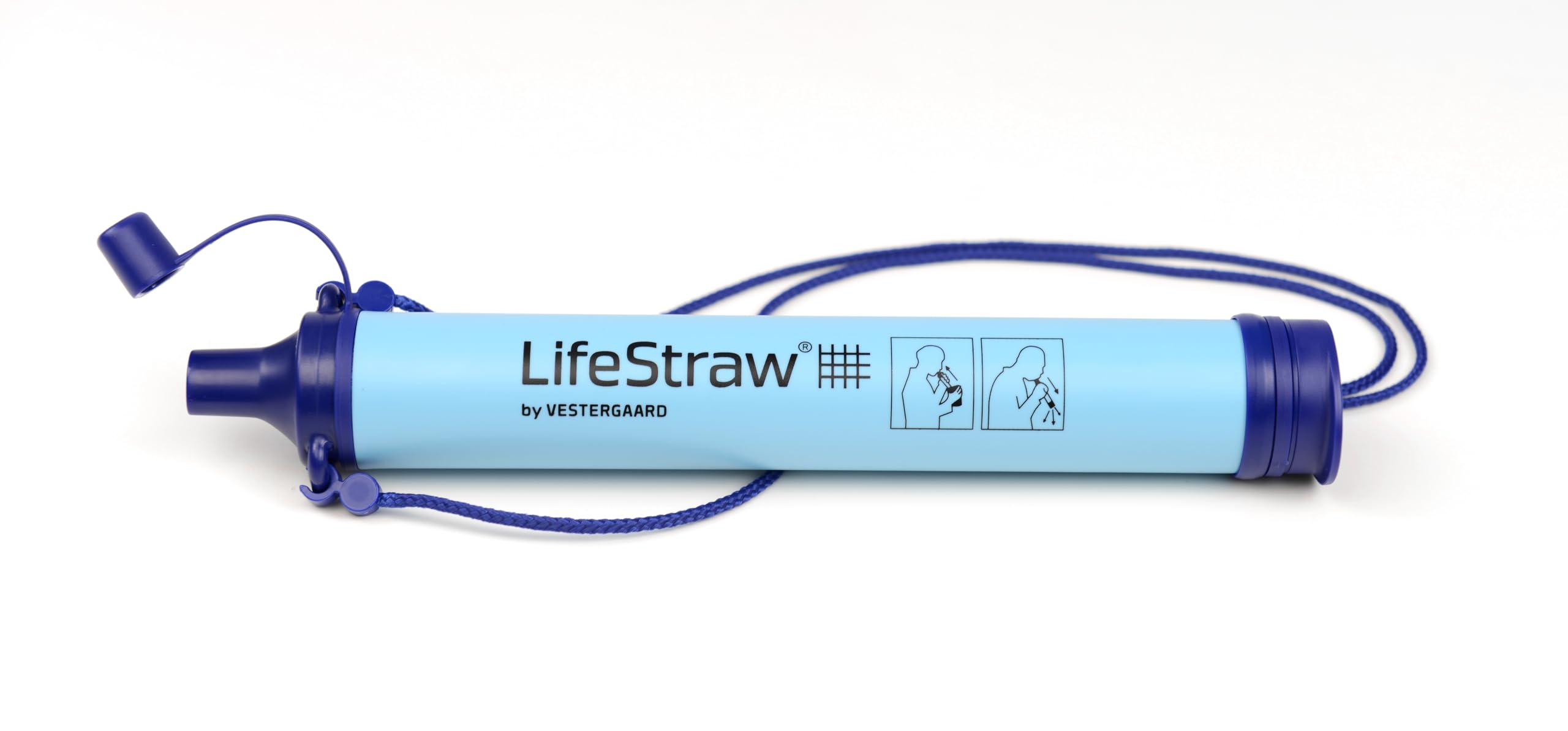 LifeStraw Personal Water Filter - Portable Survival Straw for Hiking, Camping, Travel & Emergency Preparedness | Purify Streams, Lakes & Tap Water Anywhere