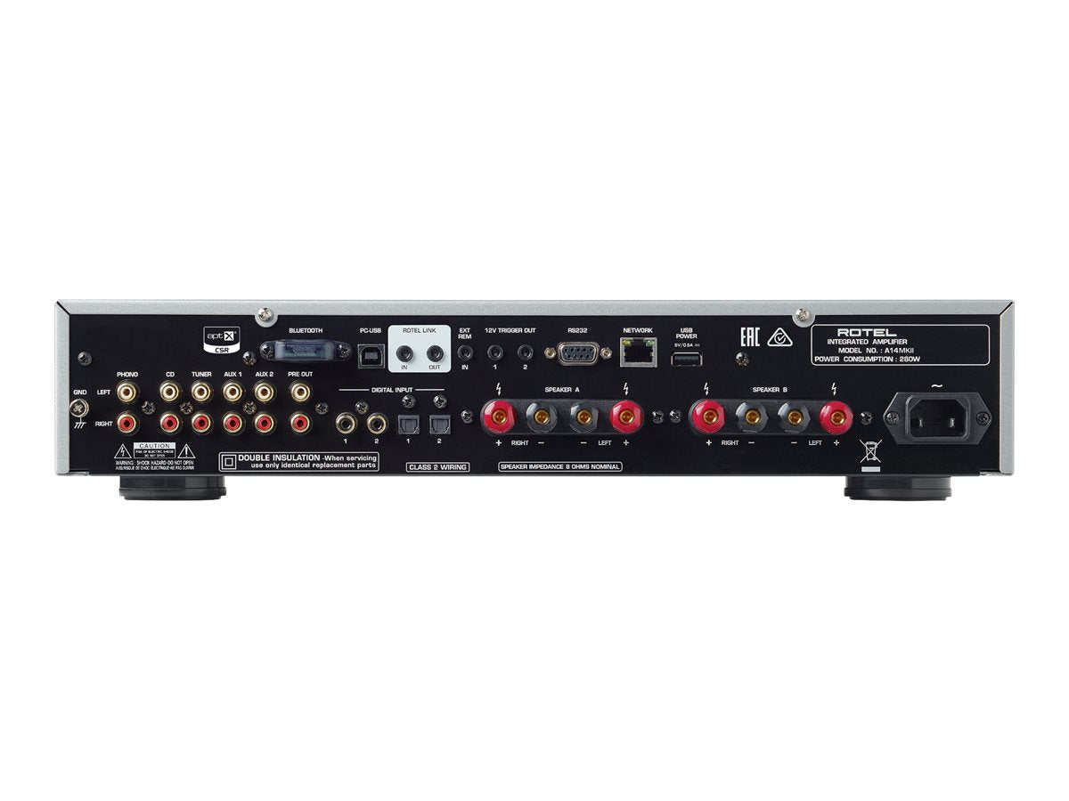 Rotel A14 MkII Stereo Integrated Amplifier - High-Fidelity Audio for Home Theater & Music Listening