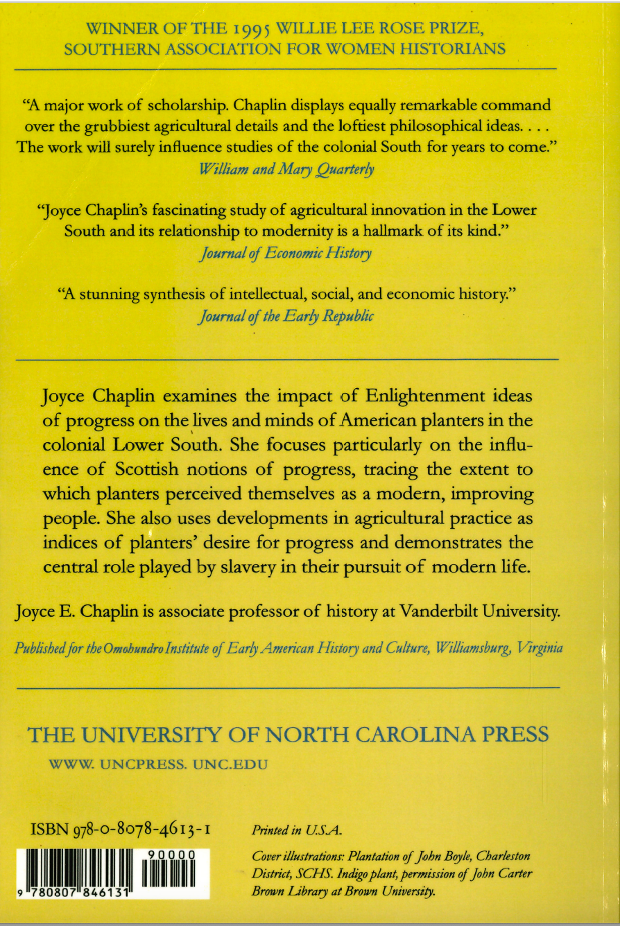 An Anxious Pursuit: Agricultural Innovation & Modernity in the Lower South 1730-1815 - Historical Book for American History Enthusiasts & Academic Research