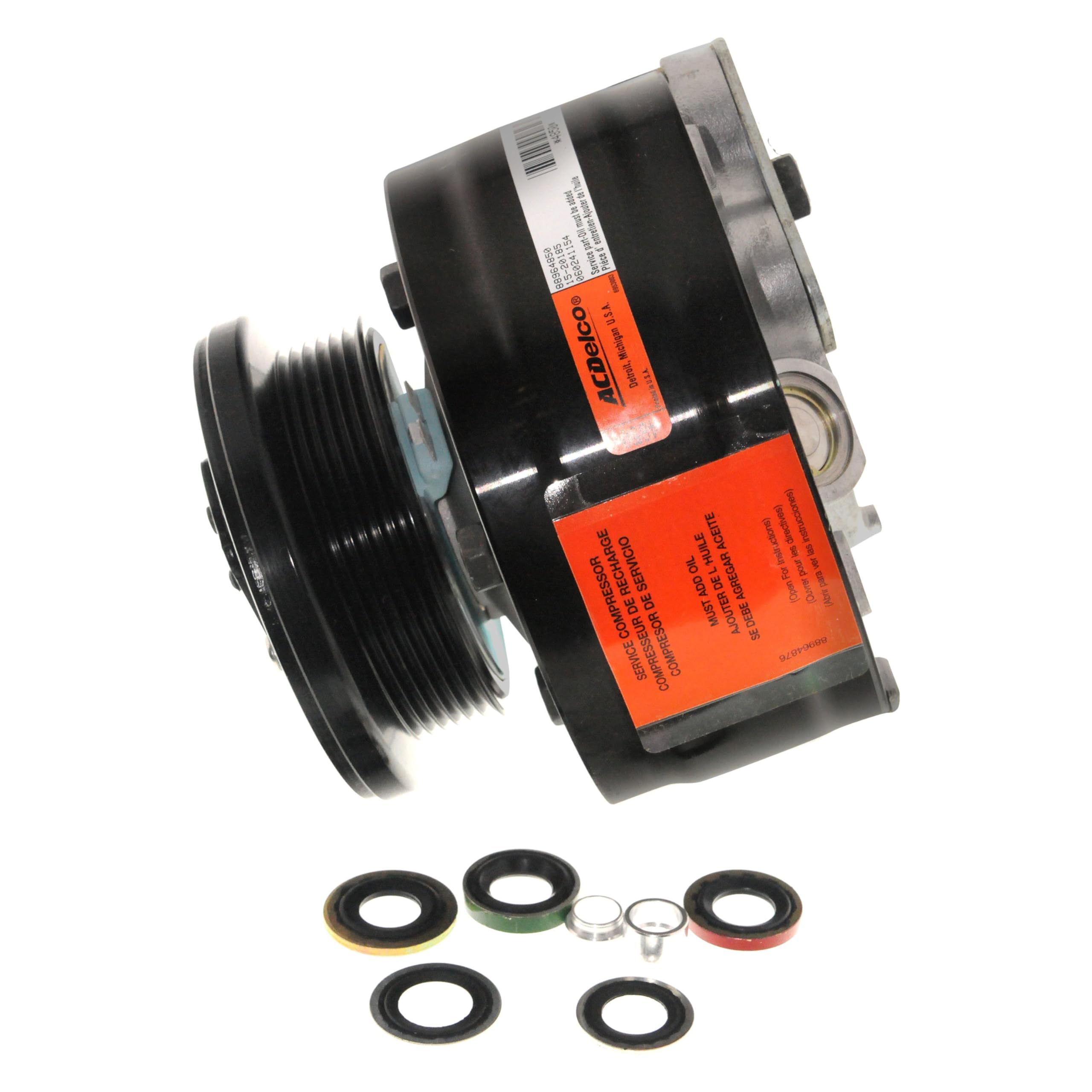15-20185 R4 Air Conditioning Compressor & Clutch Assembly Replacement for Car AC Repair | Compatible with Multiple Vehicle Models | Perfect for Summer Cooling System Maintenance