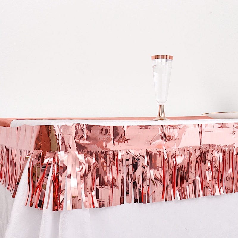 16 ft Metallic Foil Fringe Tassels Hanging Garland - Party Decorations for Birthday, Wedding, Baby Shower & Home Decoration