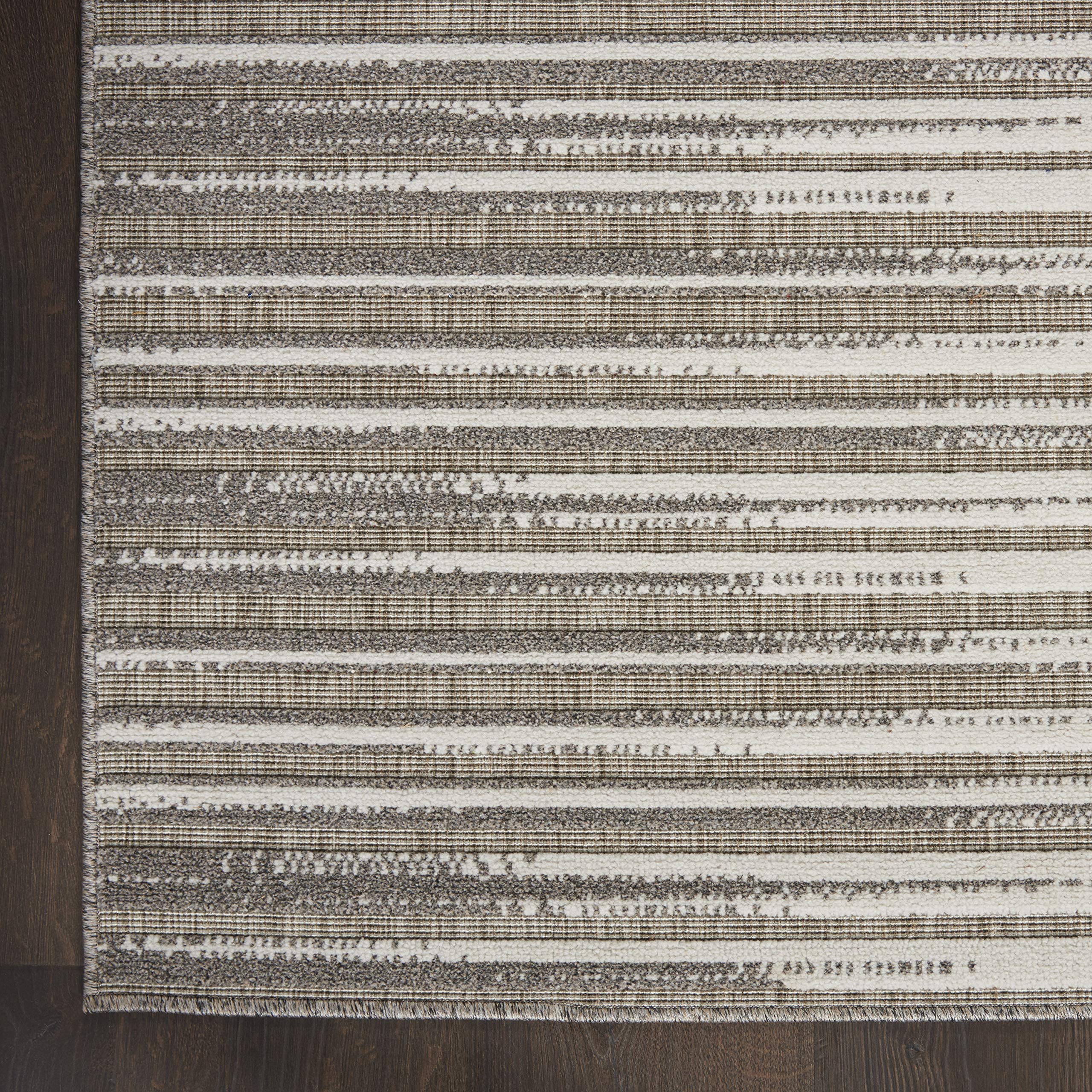 Nourison Calobra Modern Light Grey 8'10