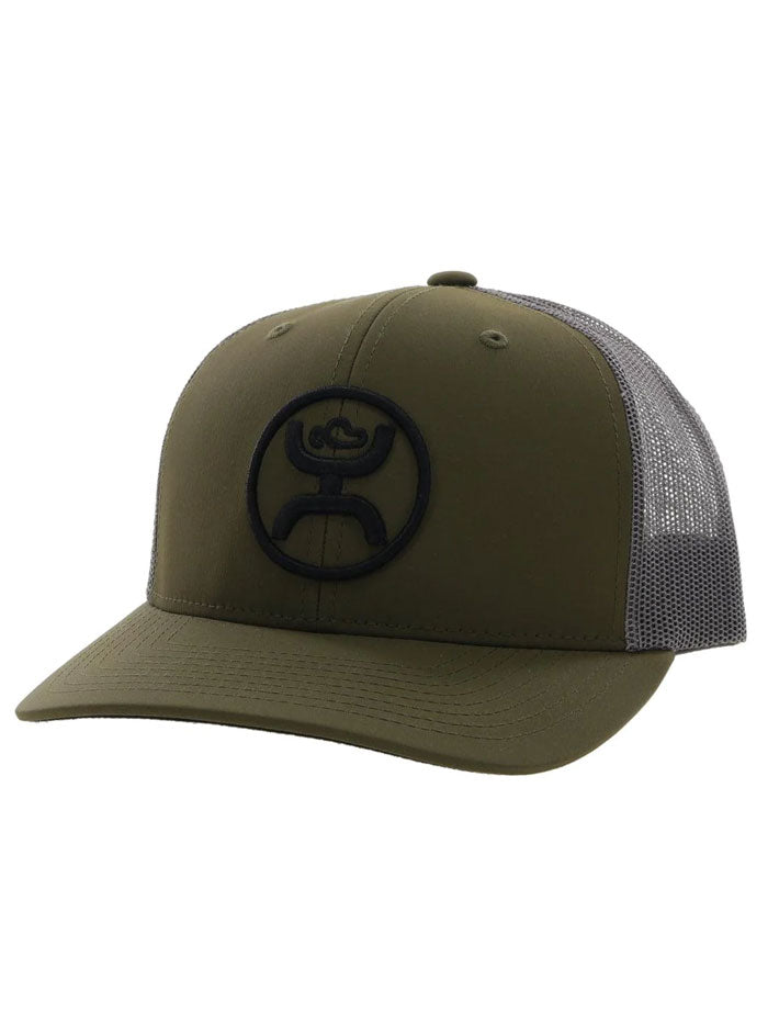 Hooey 2209T Olive Grey Classic Snapback Hat for Men & Women - Perfect for Outdoor Activities, Sports & Casual Wear