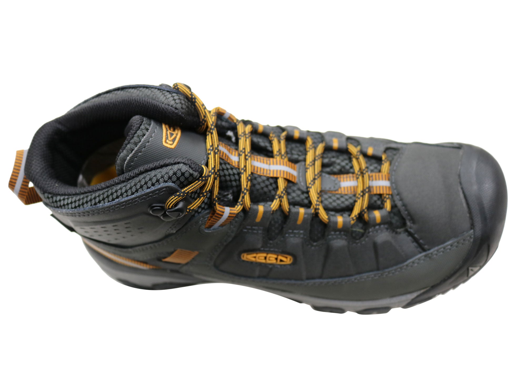 Keen Men's Targhee EXP Mid Waterproof Hiking Boots - Comfortable Leather Outdoor Shoes for Trekking, Camping & Trail Adventures